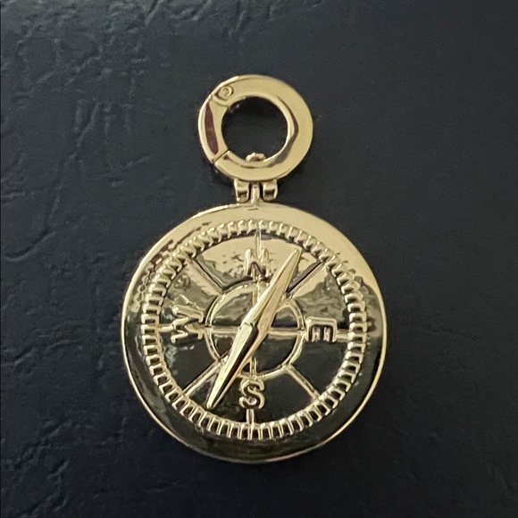 Gorjana Compass Parker Charm Gold Tone NEW! - Picture 1 of 9